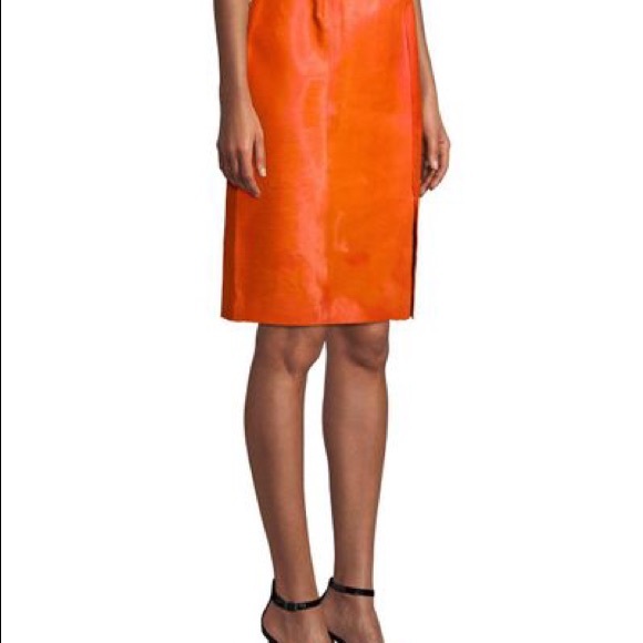 DVF calf skin leather pencil skirt - Picture 5 of 12